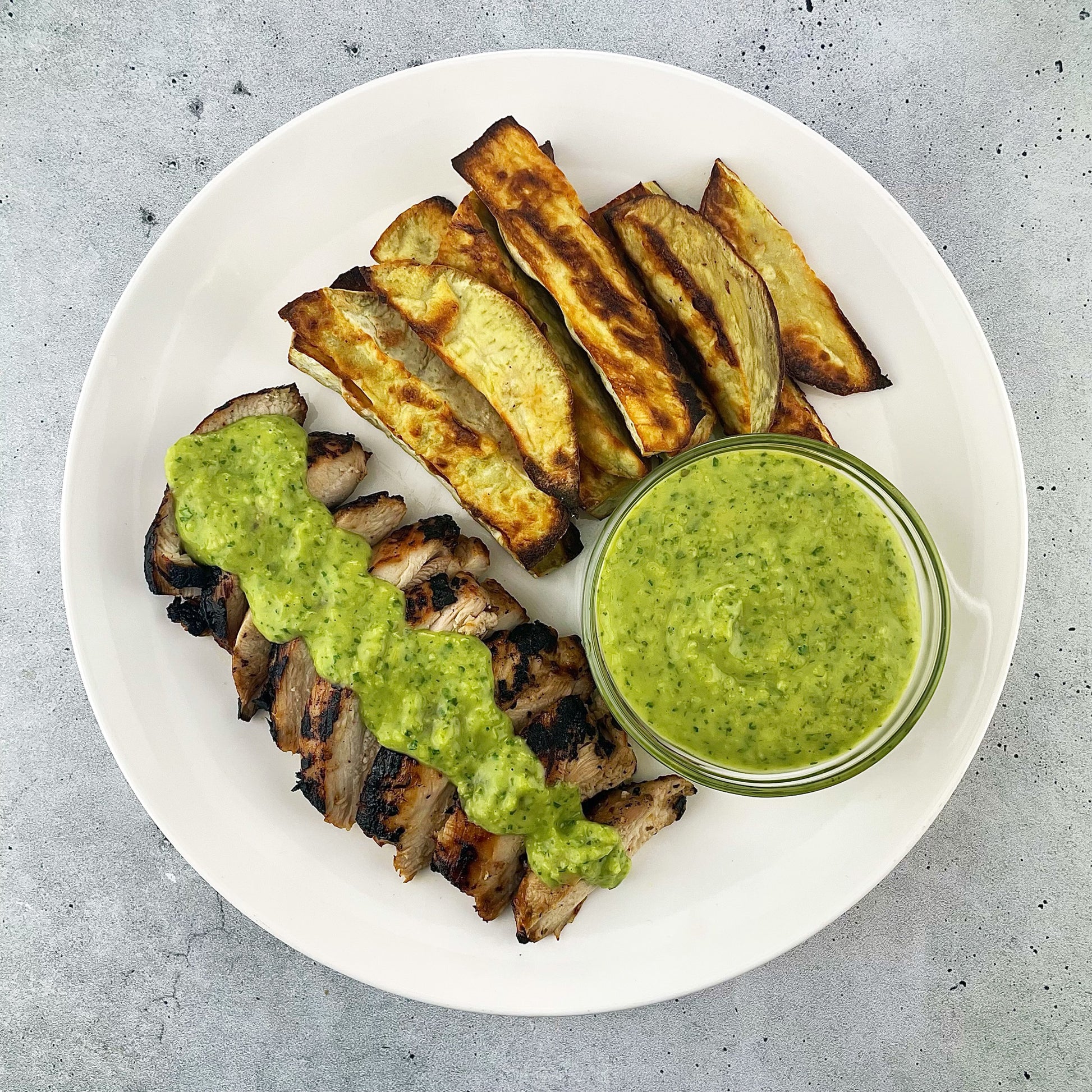 Pollo a la Brasa with Potato Wedges - Pete's Real Food