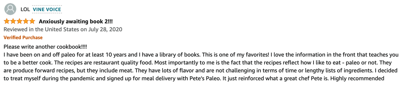Paleo By Season - Pete's Real Food